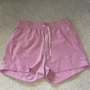 Pink lululemon shorts